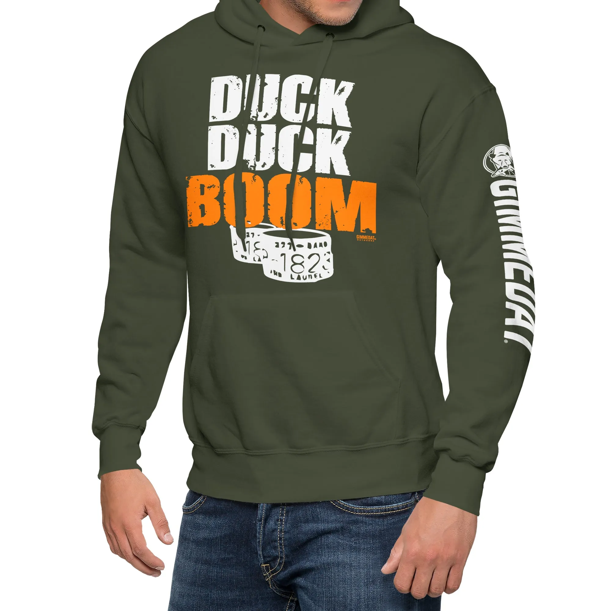 Duck Duck Boom 1 Pullover Fleece Hoodie