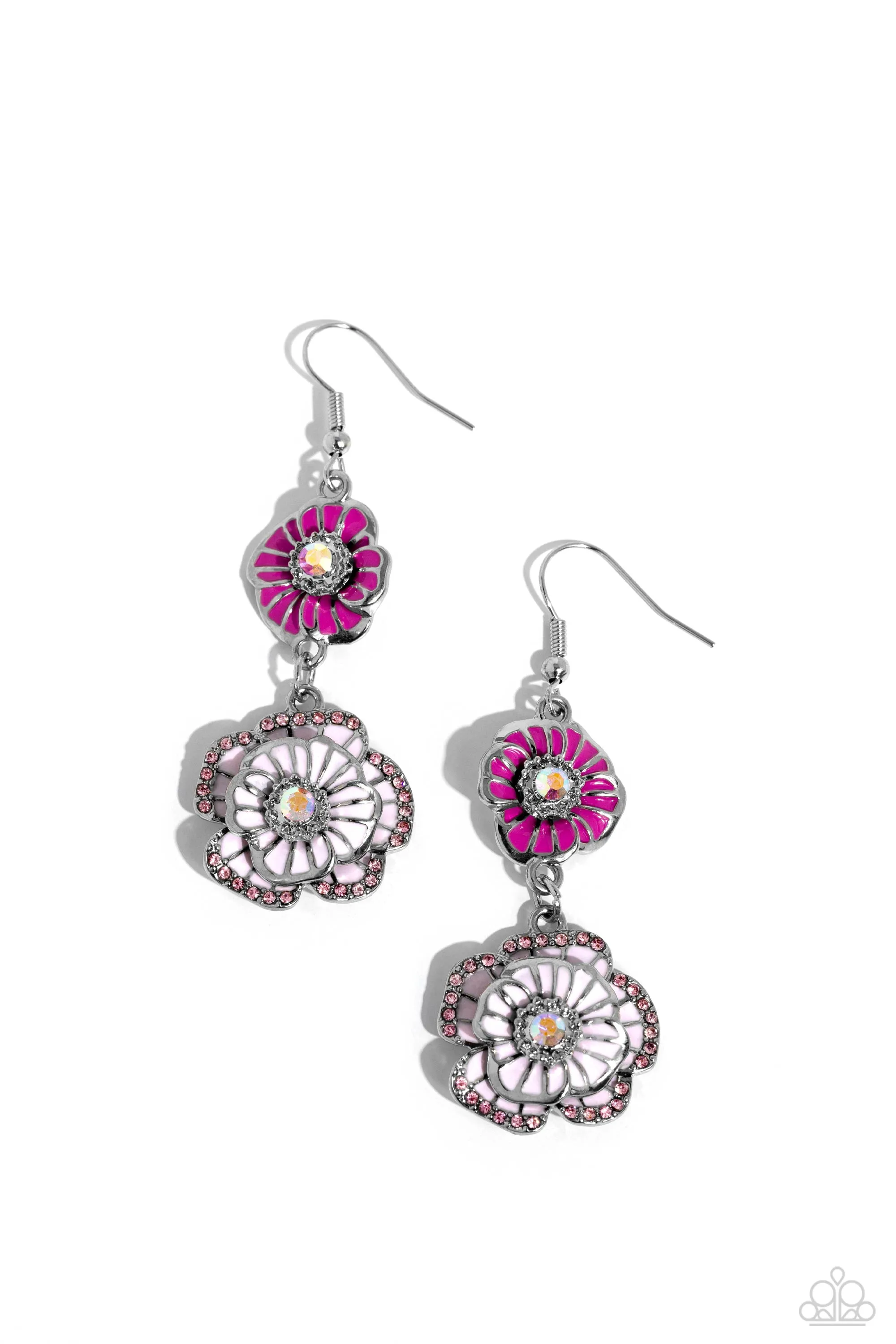 Earrings Intricate Impression - Pink E2345