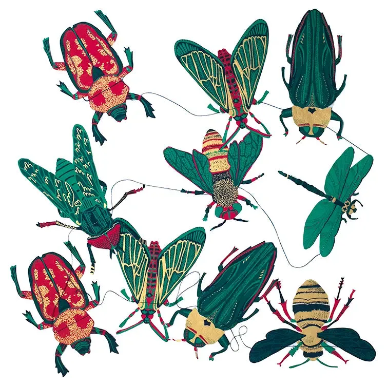 East End Press - Insects Paper Garland