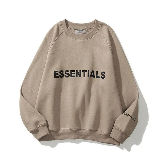 Essentials Sweatshirt Reflective Letter Printed