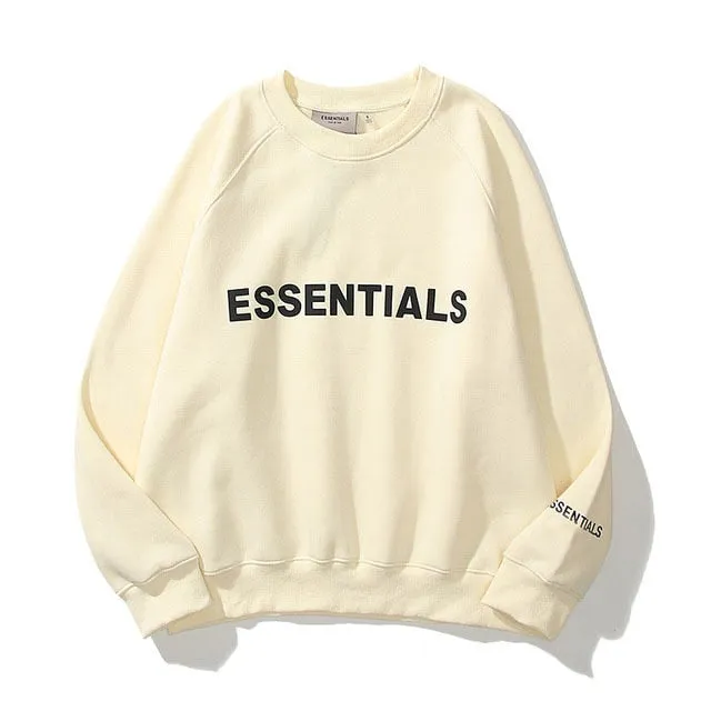 Essentials Sweatshirt Reflective Letter Printed