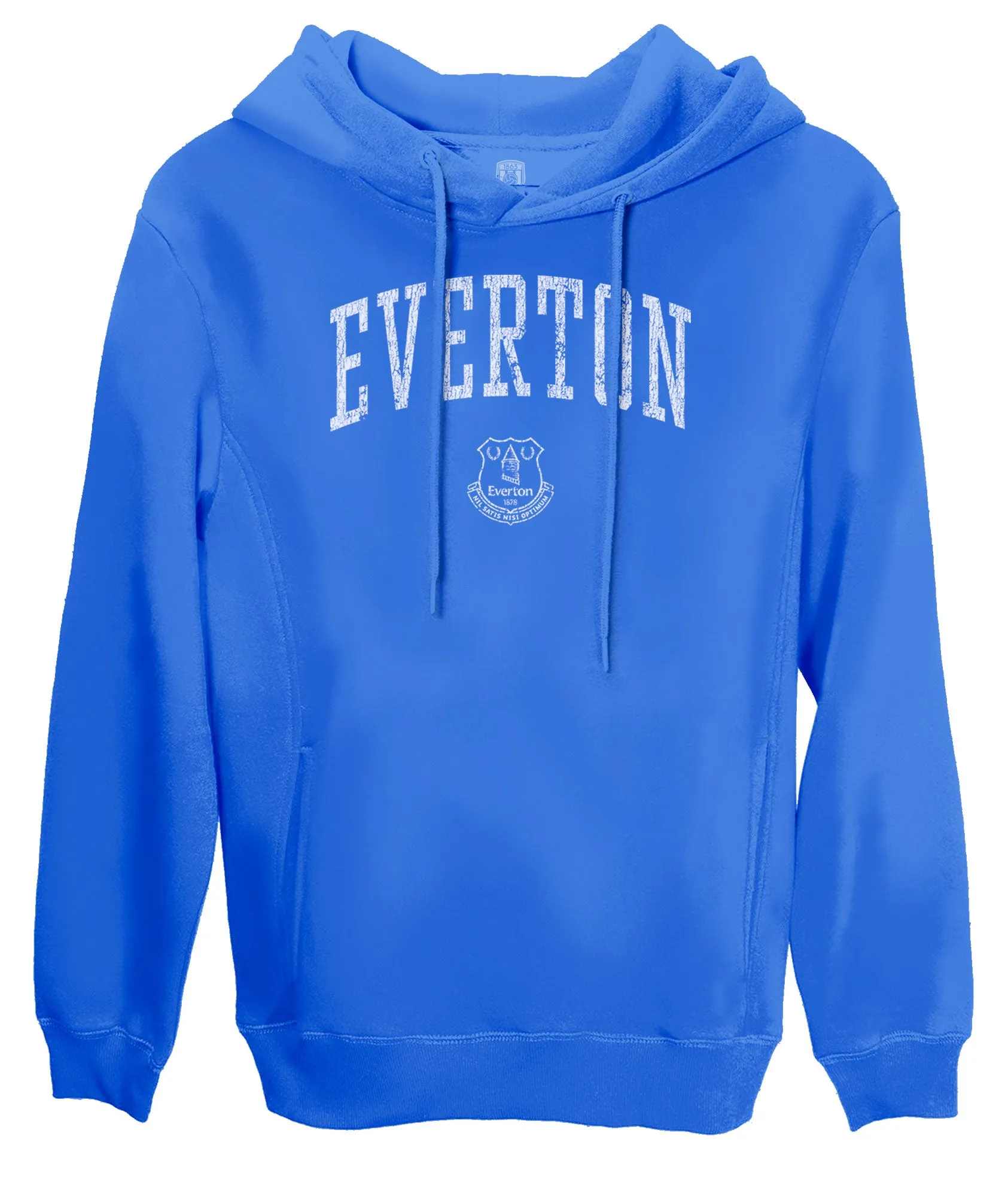 Everton FC Athletic Wordmark Fleece Pullover Hoodie - Royal