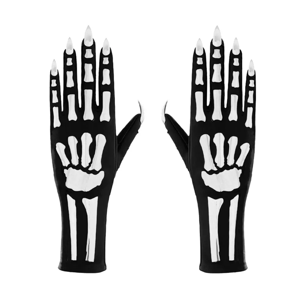 EXTENDED METAL BONES NAIL GLOVES