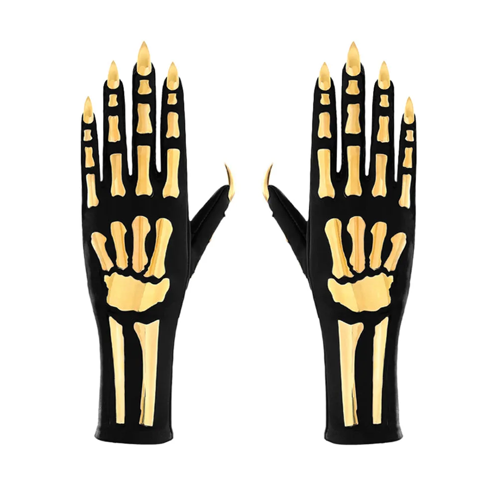 EXTENDED METAL BONES NAIL GLOVES