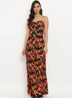 Floral Printed Maxi Dress