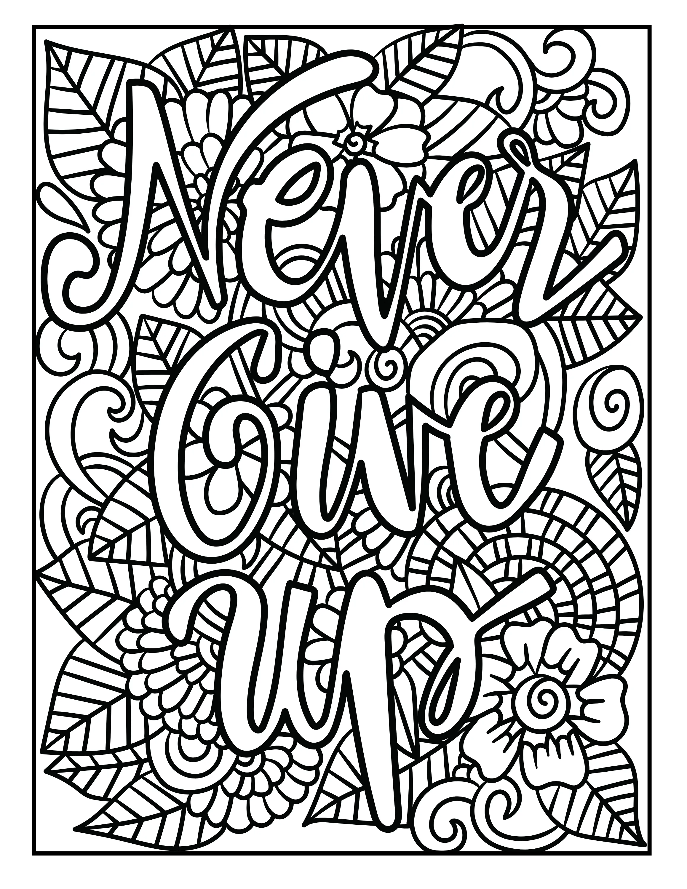 Flower Magic: Beautiful Digital Coloring Book PDF for All Ages