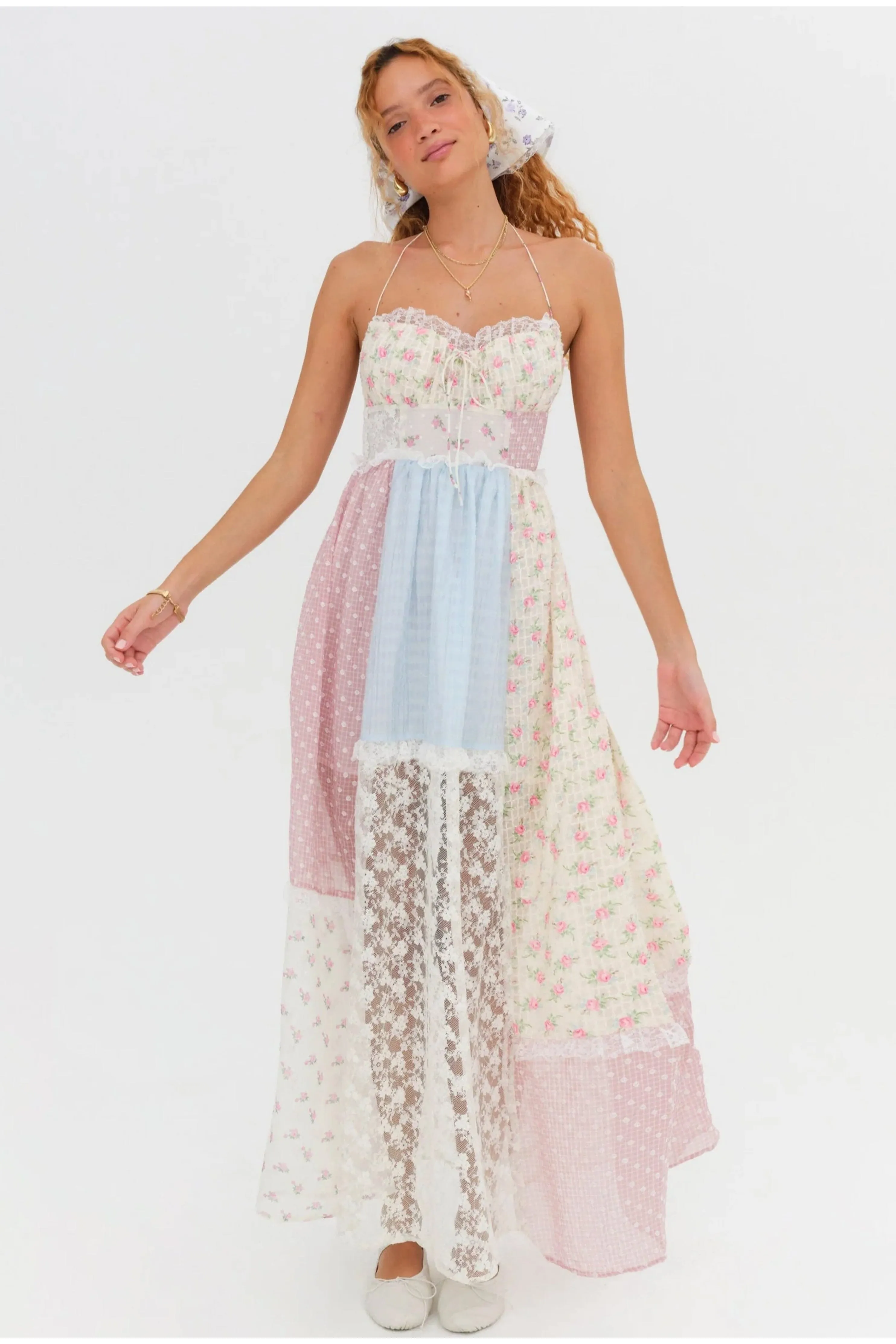 FOR LOVE & LEMONS | Elula Maxi Dress - Pink