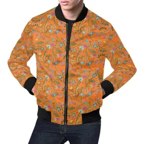 Fresh Fleur Carrot Bomber Jacket for Men