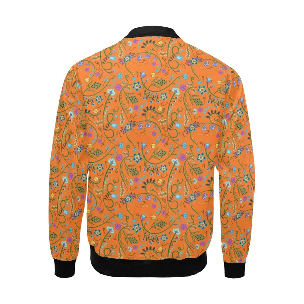 Fresh Fleur Carrot Bomber Jacket for Men