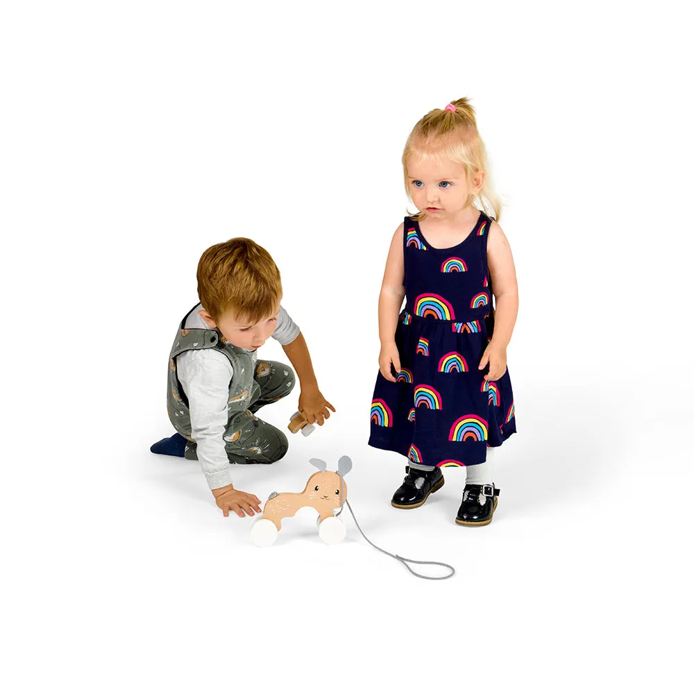 FSC® Certified Pull Along Bunny & Baby