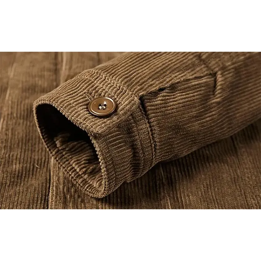 Funki Buys | Jackets | Men's Padded Corduroy Fleece Jacket