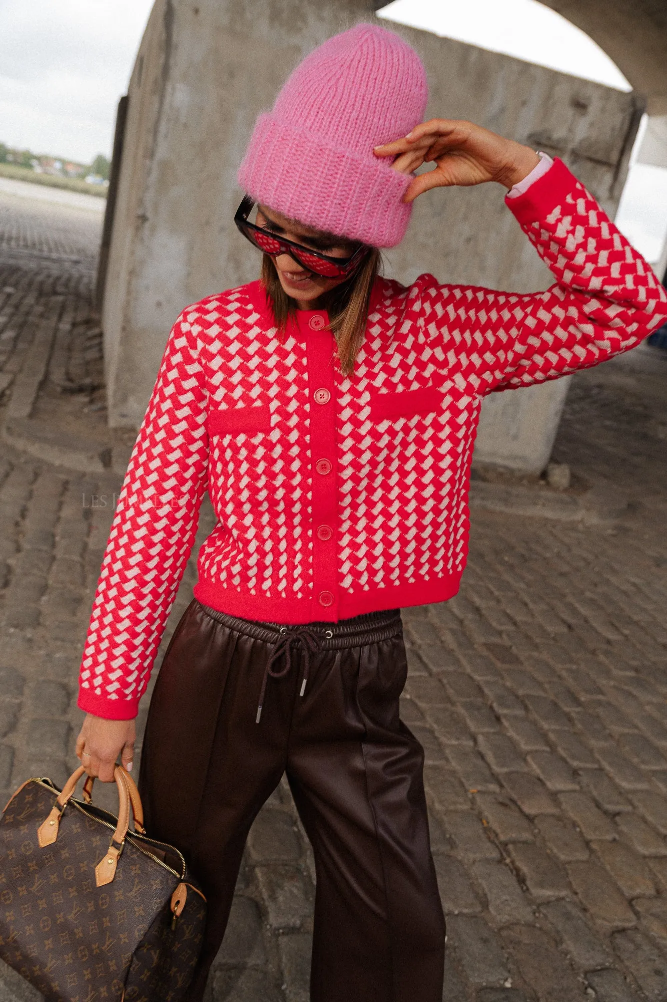 Galbari cardigan red