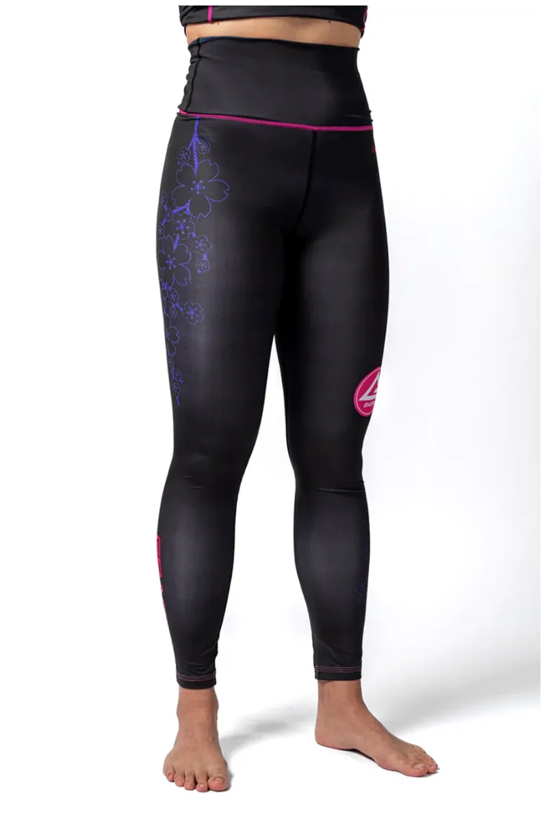 GB Sakura Womens Compression Pants - Black