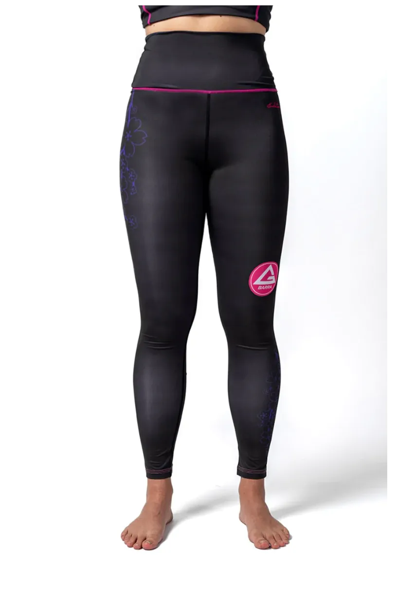 GB Sakura Womens Compression Pants - Black