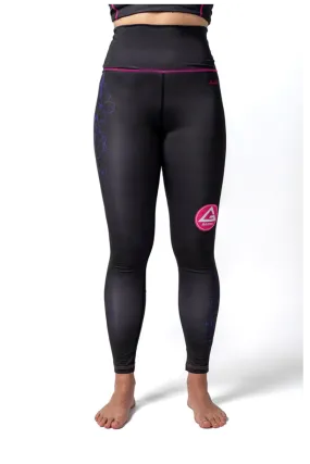 GB Sakura Womens Compression Pants - Black