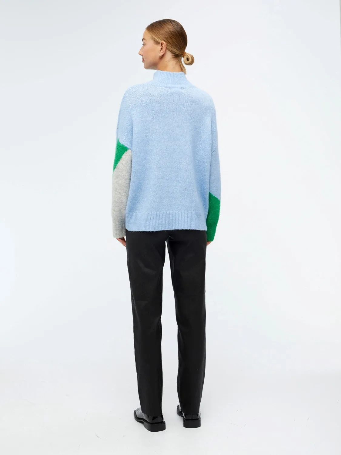 Geromin Jumper (Serenity Light grey/fern green)