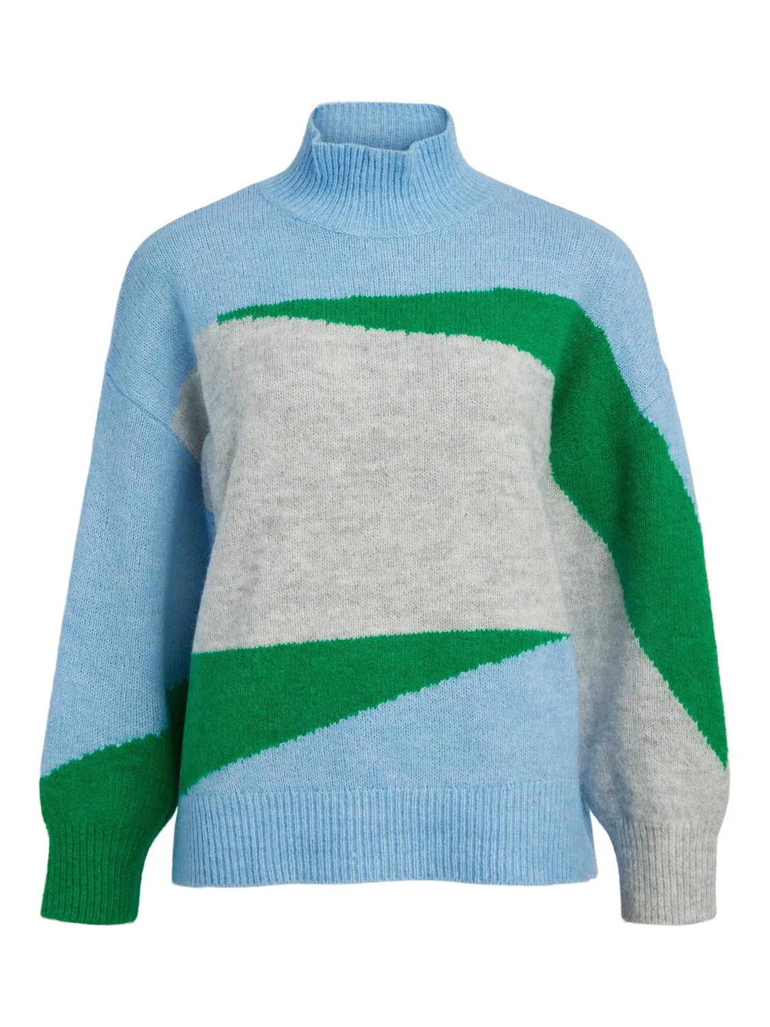 Geromin Jumper (Serenity Light grey/fern green)