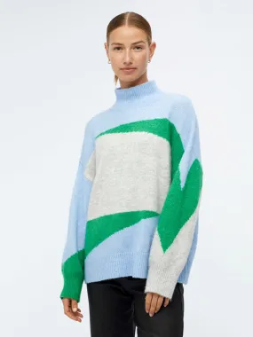 Geromin Jumper (Serenity Light grey/fern green)