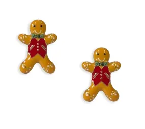 Ginger Bread Man Studs