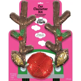 Glitzy Reindeer Car Kit