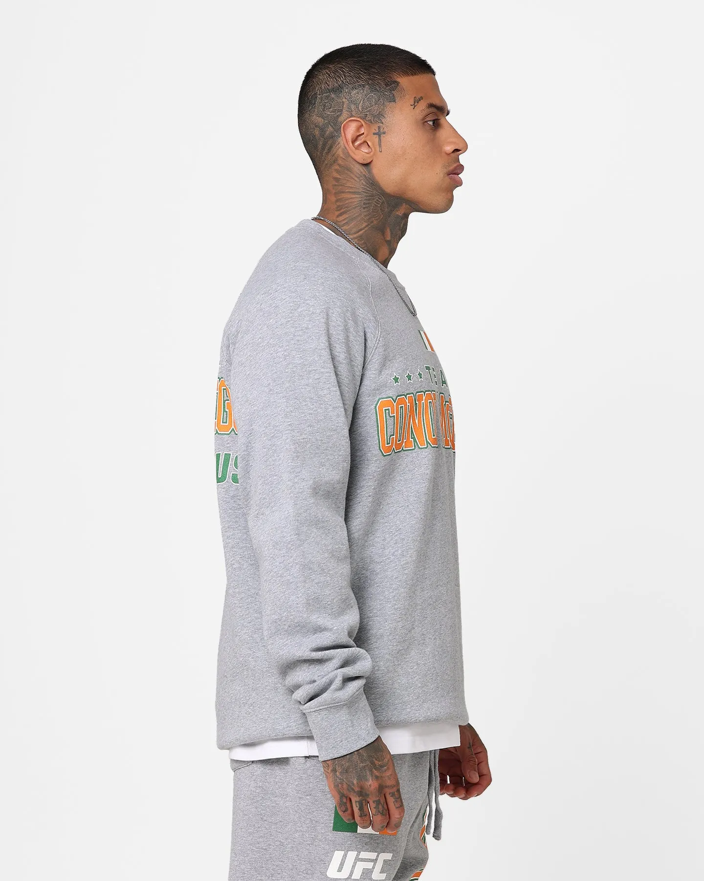 Goat Crew X UFC Conor McGregor Team McGregor Crewneck Grey