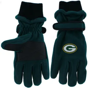 Green Bay Packers Boys (8-20) Winter Ski Gloves