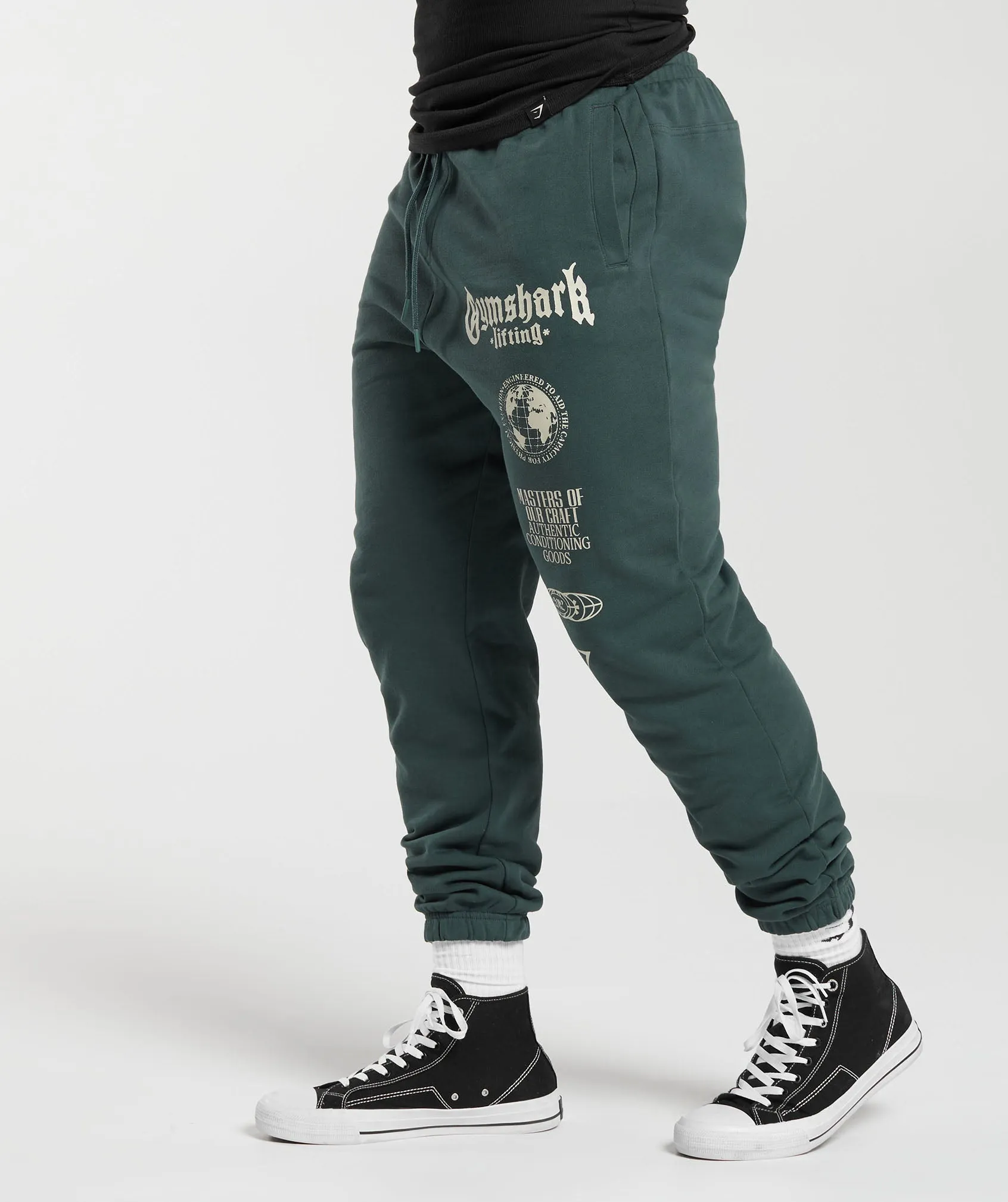 Gymshark Global Lifting Oversized Pants - Green