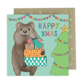 Happy Quokka Christmas Card Pack