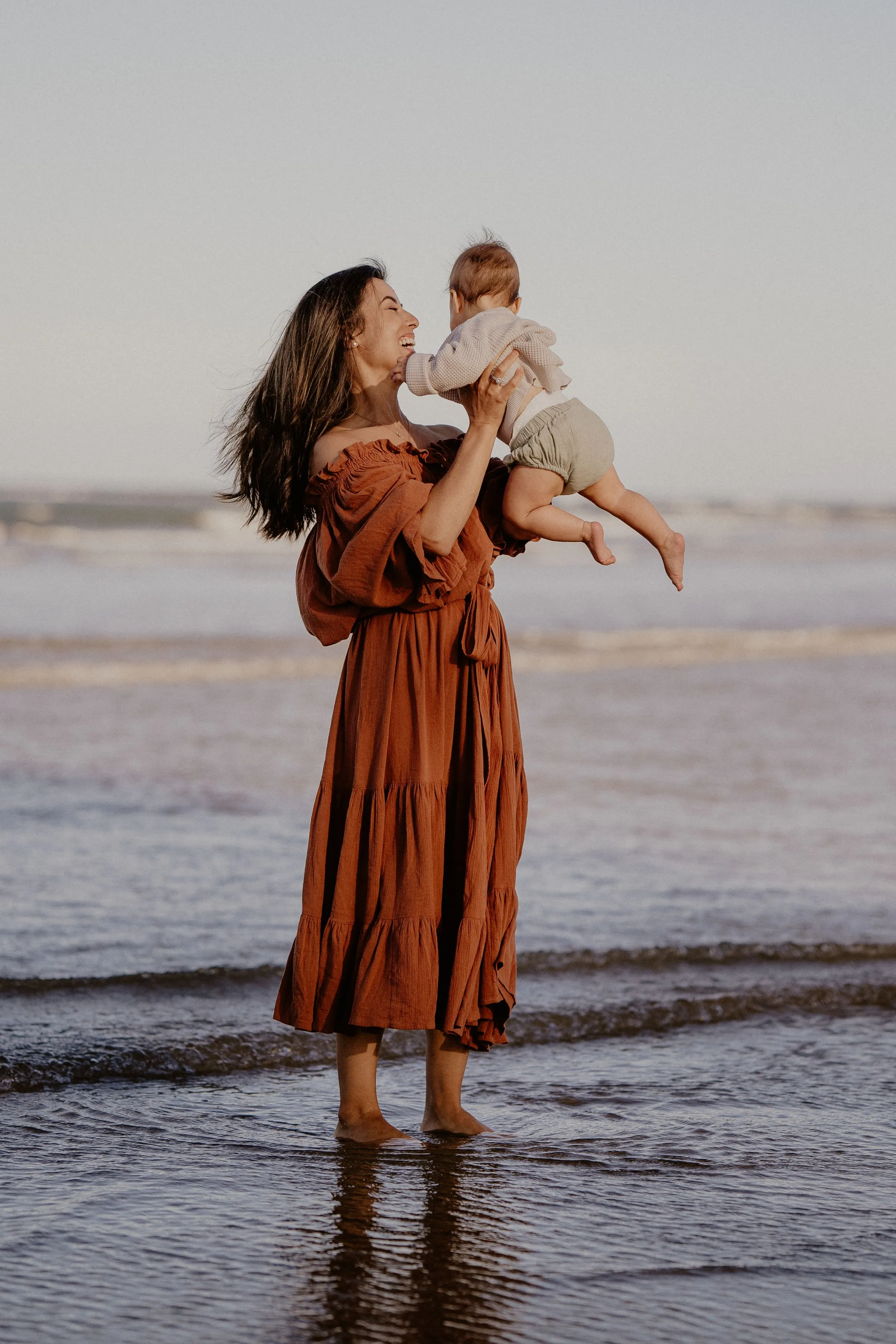 Hazel & Folk Emmaline Maxi Gown - Cinnamon