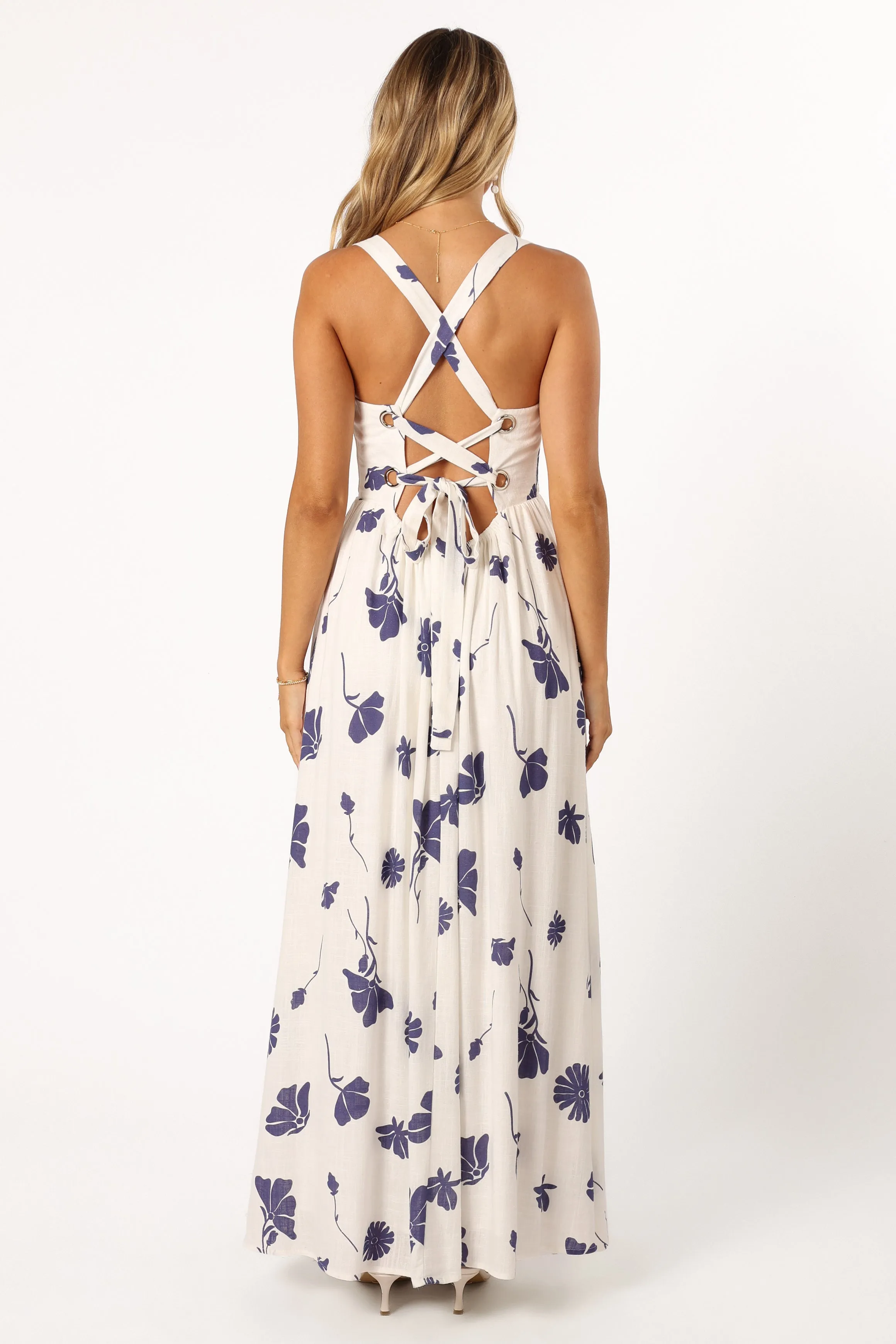 Hazel Maxi Dress - Navy Floral