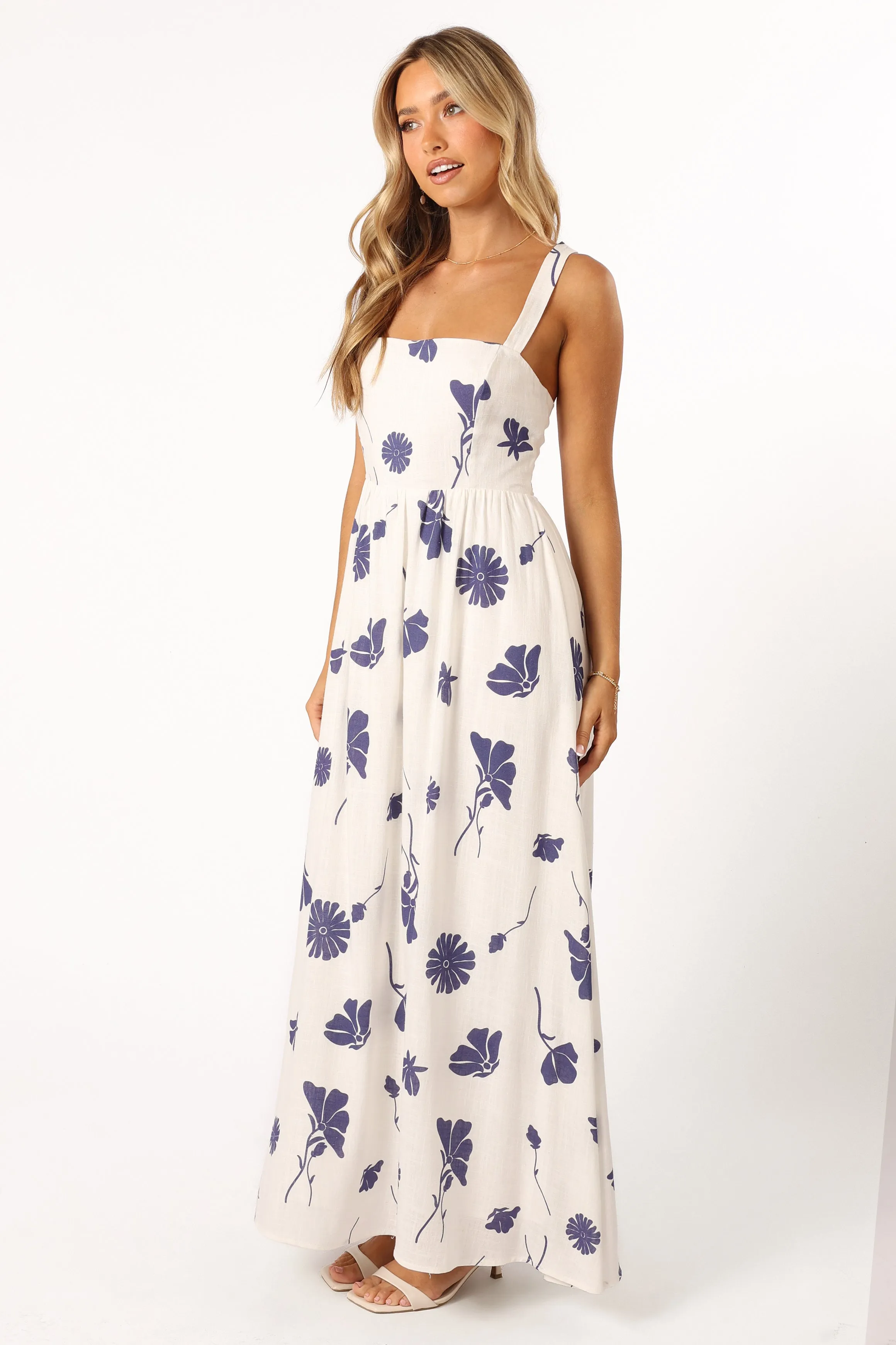 Hazel Maxi Dress - Navy Floral