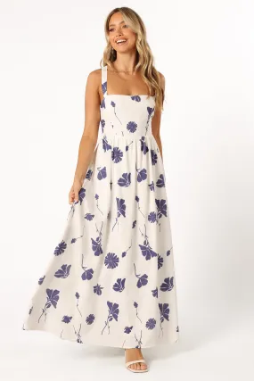 Hazel Maxi Dress - Navy Floral