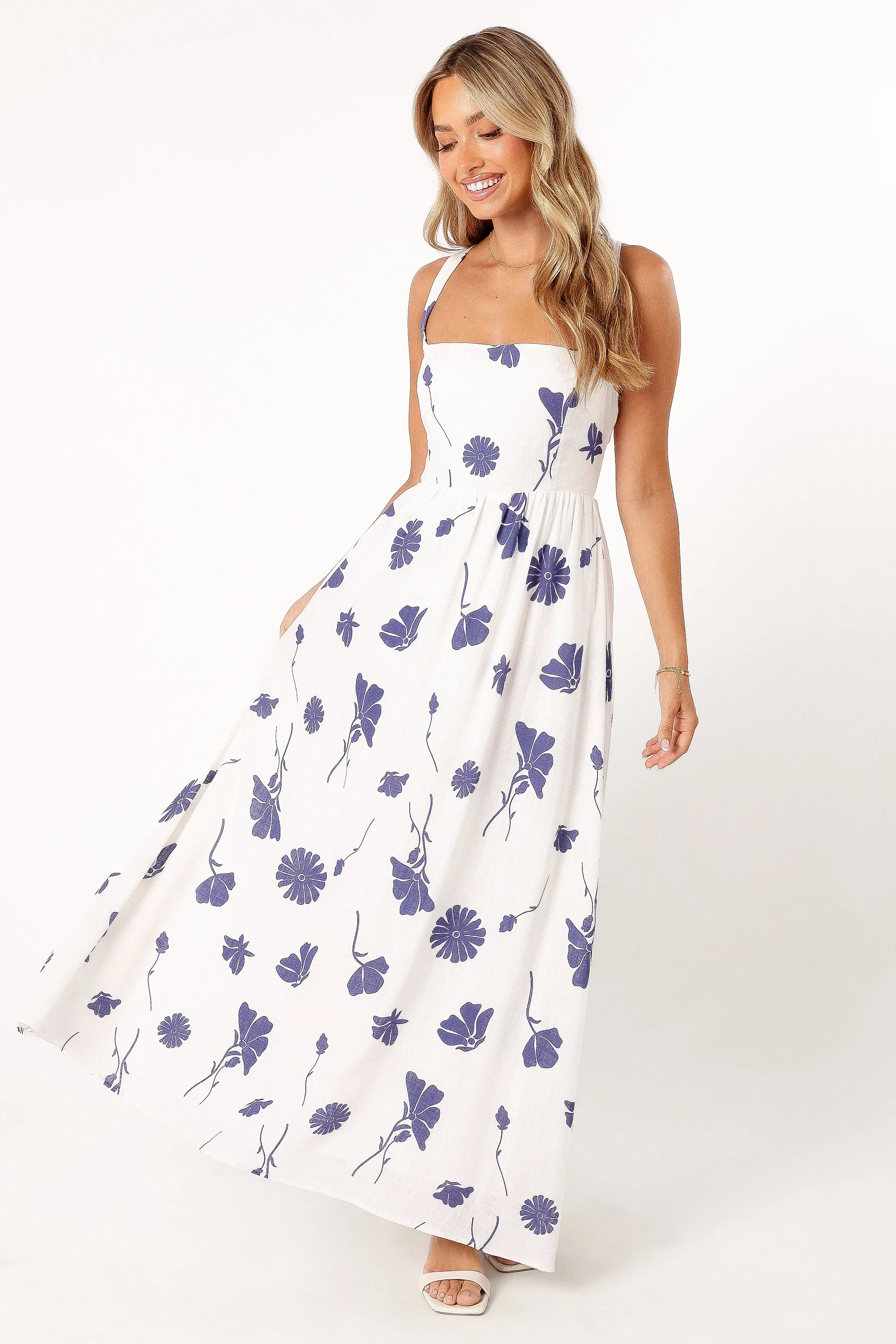 Hazel Maxi Dress - Navy Floral