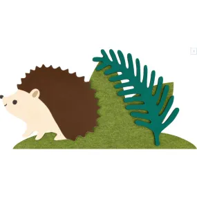 Hedgehog and Grass Wall Decor