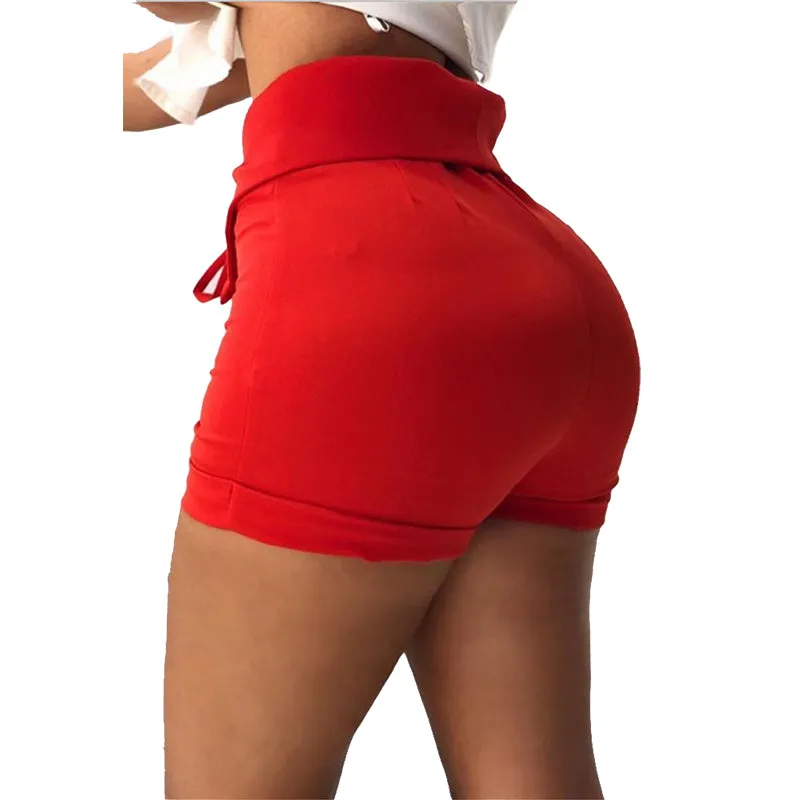 High Waist Bodycon Shorts