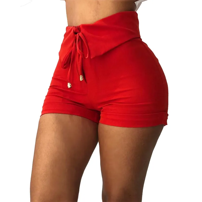 High Waist Bodycon Shorts