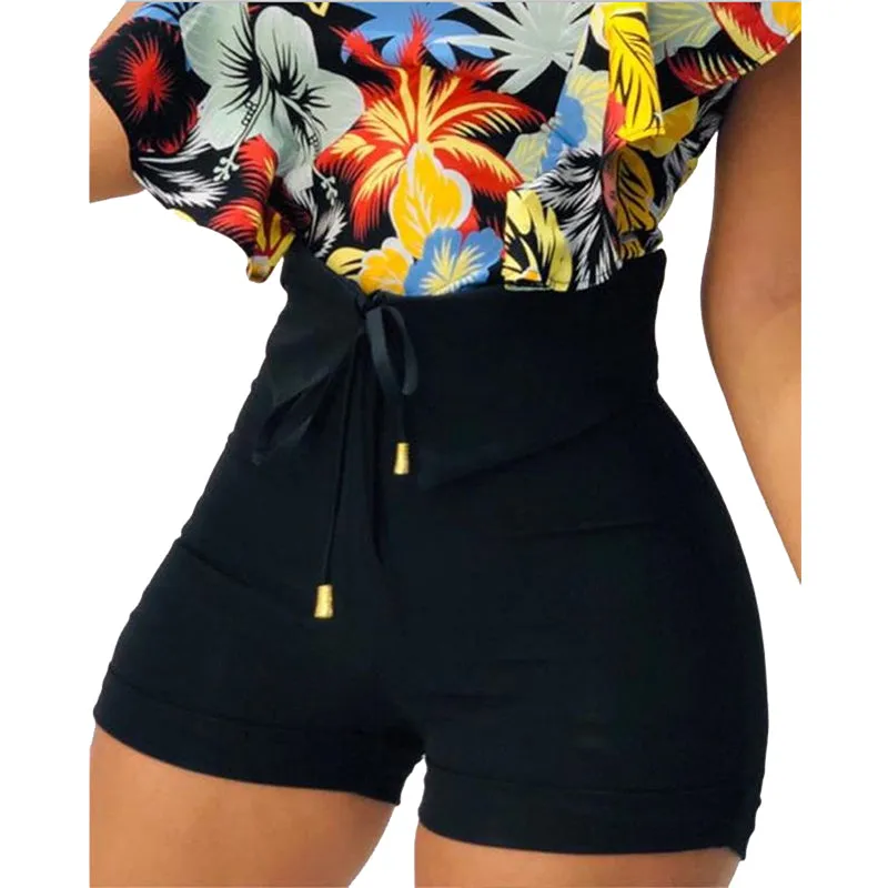 High Waist Bodycon Shorts