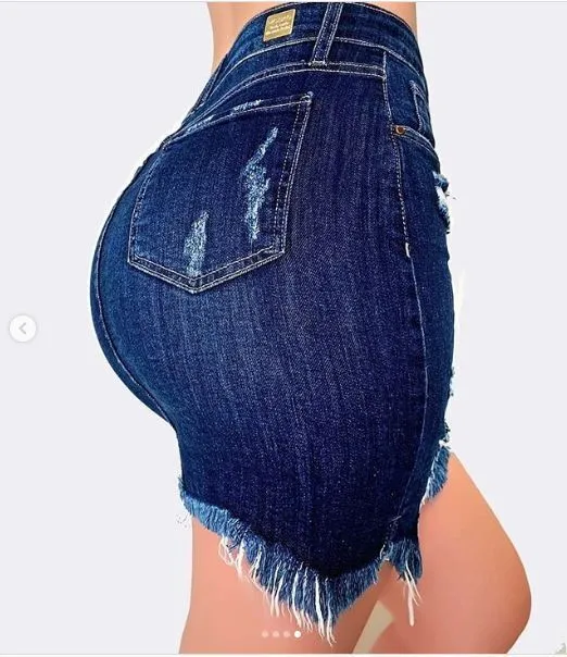 High Waist Ripped Denim Jeans Mini Skirt - Culture Heaven Special