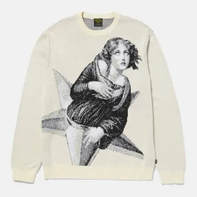 Huf - Smashing Pumpkins Star Girl Knitted Jumper - Bone