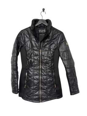 Jacket Puffer & Quilted By Michael By Michael Kors In Black, Size: S