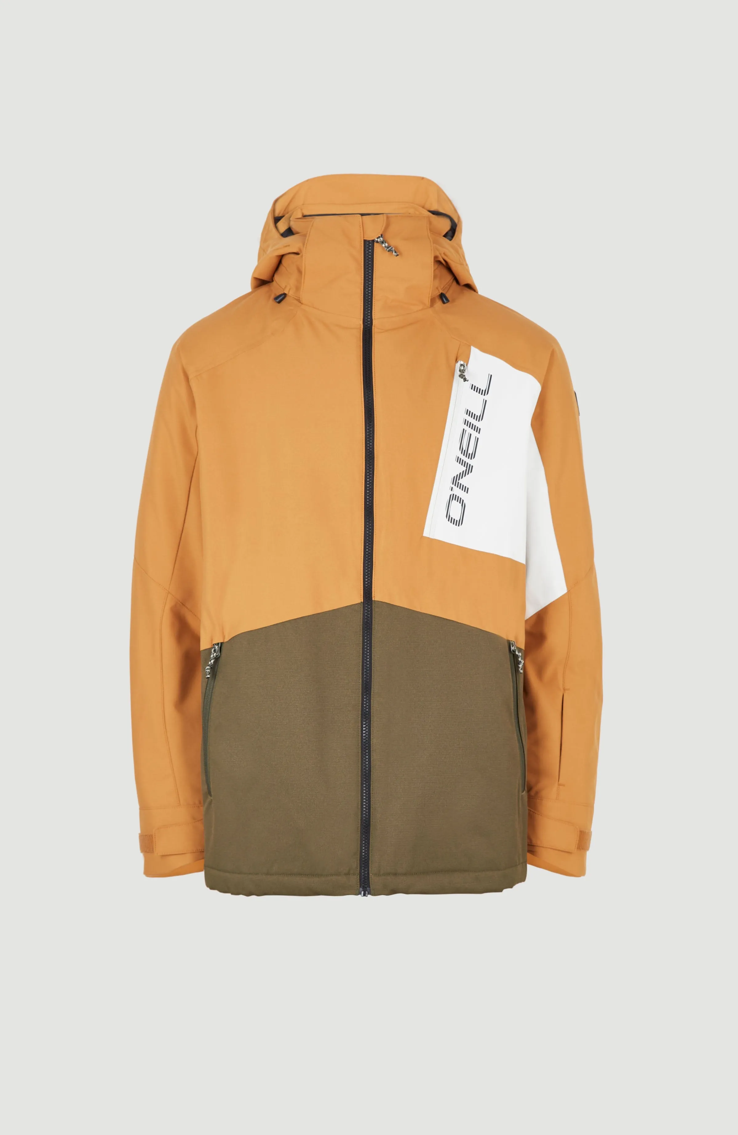 Jacksaw Jacket | Rich Caramel Colour block