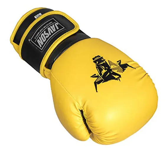 JAVSON KIDS BOXING GLOVES TODA SERIES HOOK & LOOP YELLOW / BLACK