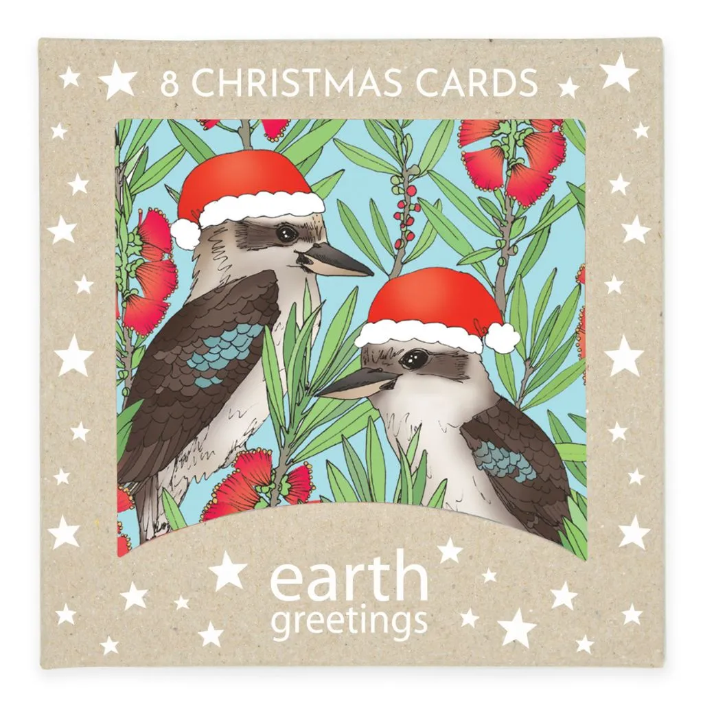 Jolly Kookaburras Christmas Card Pack