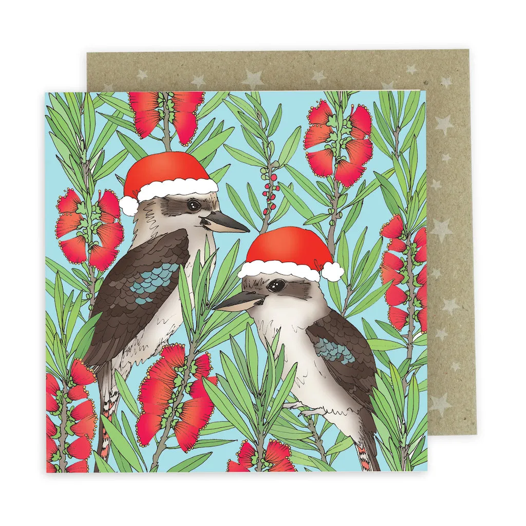 Jolly Kookaburras Christmas Card Pack