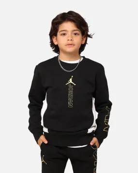 Jordan Junior Holiday Shine Air Crewneck Black