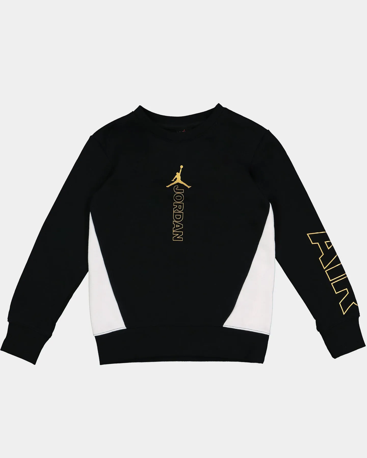 Jordan Junior Holiday Shine Air Crewneck Black