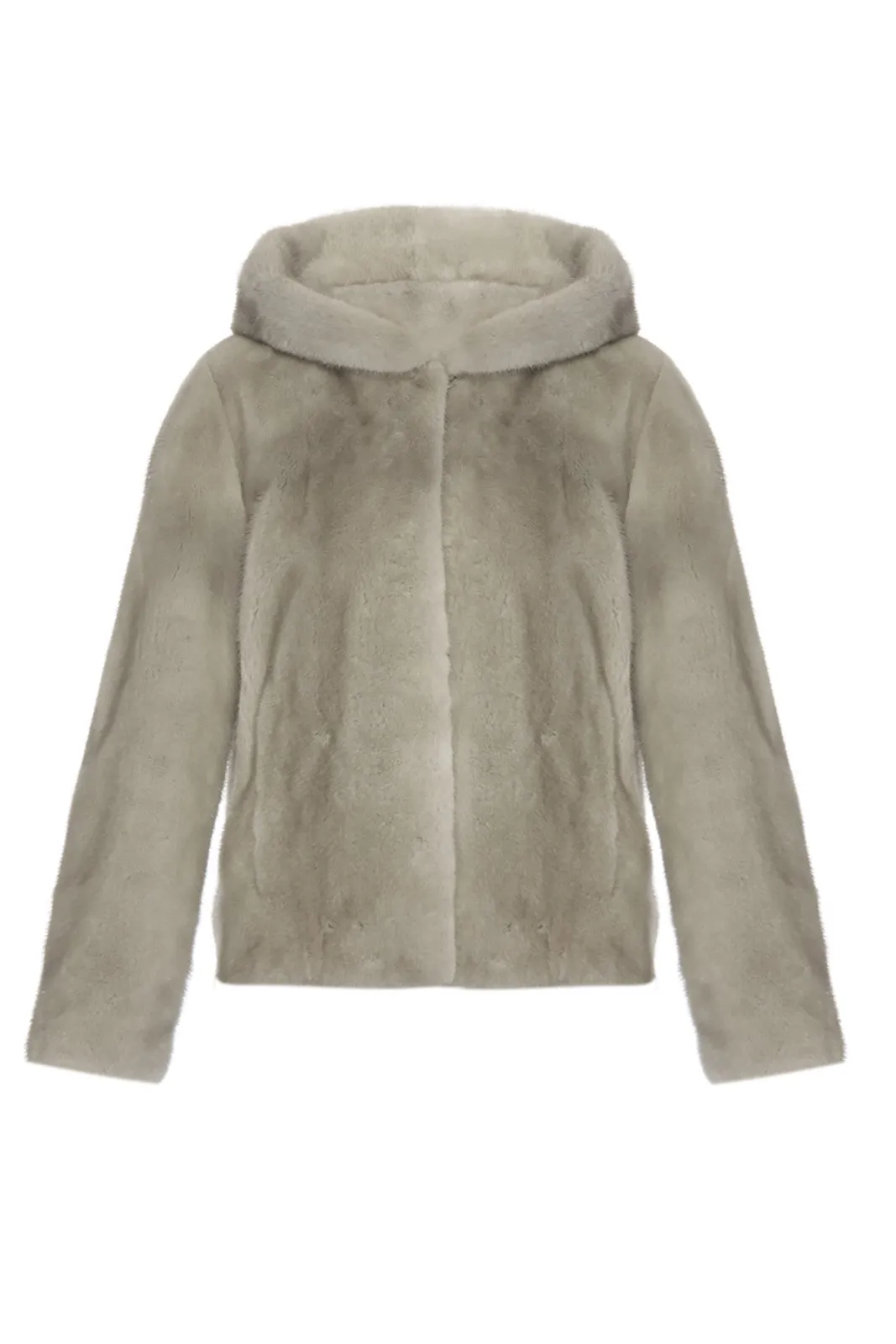 Katie Hoody Mink Fur Jacket