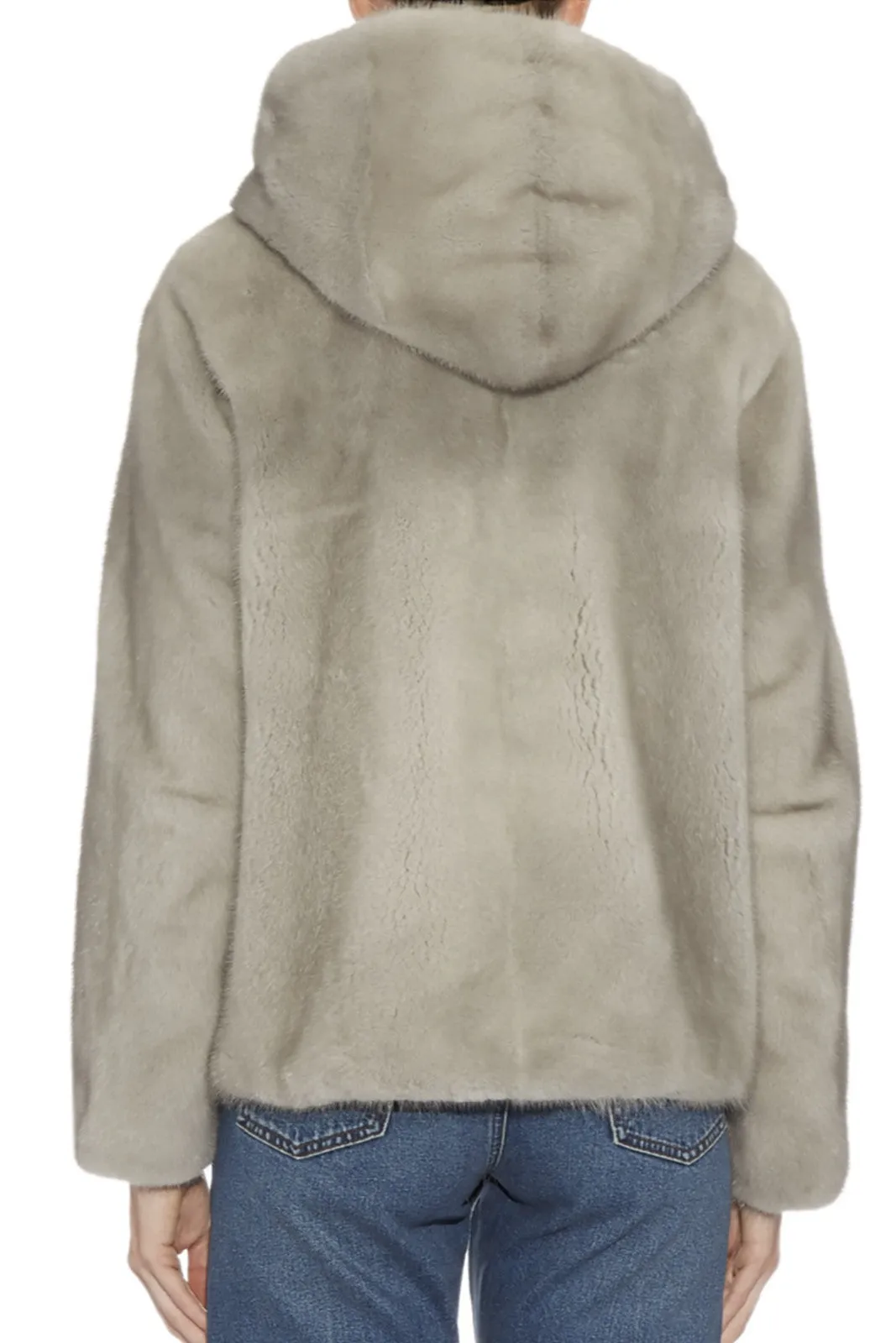 Katie Hoody Mink Fur Jacket