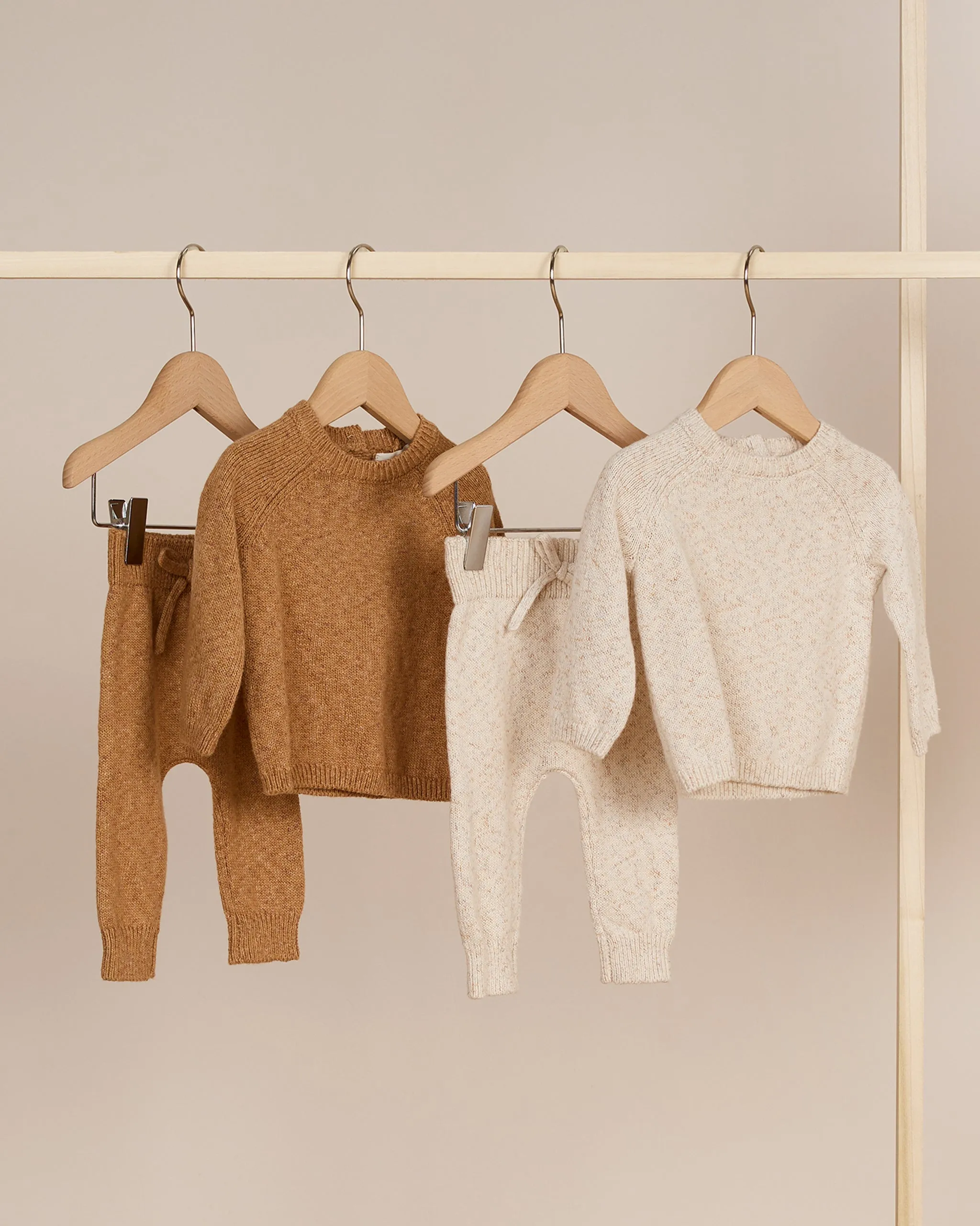 Knit Pant || Speckled Golden