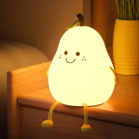 LED Pear Night Light Lamp